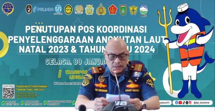 FOTO 9 Jan_Hubla Posko Angkutan Laut Natal 2023 dan Tahun Baru 2024 1