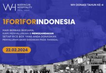 Menggandakan Kebaikan dengan Waringin Hospitality Gelar Donasi 1For1Forindonesia