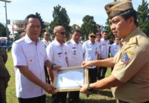 Wali Kota Tomohon Terima Penghargaan Pembina K3