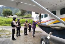 Insiden Penembakan Pesawat PK-LTF Distrik Beoga Papua Dipastikan Ditjen Hubud Pilot dan Penumpang Selamat