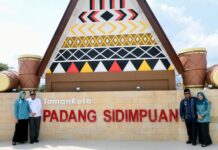 Pemprov Sumut Resmikan Alun-alun Kota Padangsidimpuan