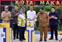 Penjabat Gubernur Sulsel Dampingi Presiden Resmikan SPAL-DT di Makassar