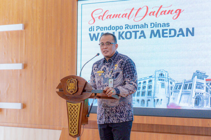 FOTO 25 Febr_Wakil Wali Kota Medan Aulia Rachman saat ramah tamah dengan mahasiswa Gwangju, Korea Selatan. dok. pemkomeda.go.id