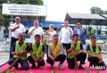 BPTJ Gelar Kegiatan Padat Karya di Terminal Baranangsiang