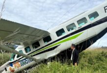 Pesawat Bawa 12 Penumpang Kecelakaan di Bandara Aminggaru Papua