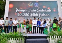 Penjabat Gubernur Sulsel Inisiasi Gerakan Sedekah Pohon