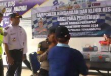 Polres dan Dishub Temanggung Inspeksi Keselamatan Bus di Terminal Madureso