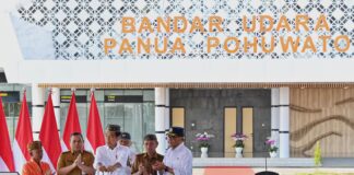 Presiden Resmikan Bandara Panua Pohuwato di Gorontolo Senilai Rp437 Miliar