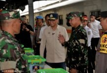 Peninjauan Menhub Kondisi Terkini Arus Mudik di Stasiun Pasar Senen