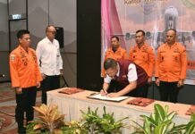 Ditjen Hubud dan Basarnas Tandatangani Komitmen Tingkatkan Sinergi Kolaborasi Penanganan Keadaan darurat