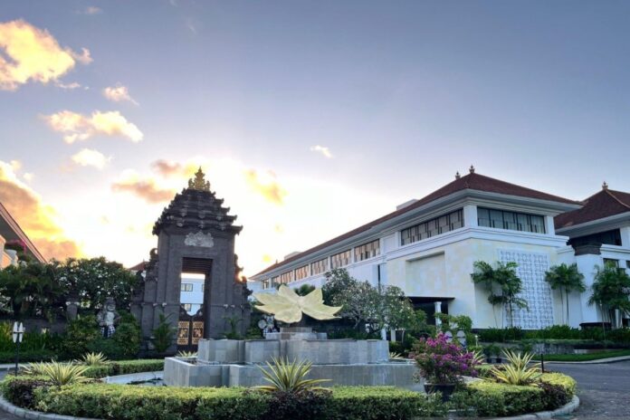 FOTO 12 Mei_Gedung Bali Nusa Dua Convention Center (BNDCC) menjadi salah satu lokasi pertemuan World Water Forum ke-10 di Kabupaten Badung, Bali. (dok. istimewa)