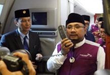 Kloter 1 dan 2 Calon Jemaah Haji Diberangkatkan dari Bandara Soekarno-Hatta 12 Mei