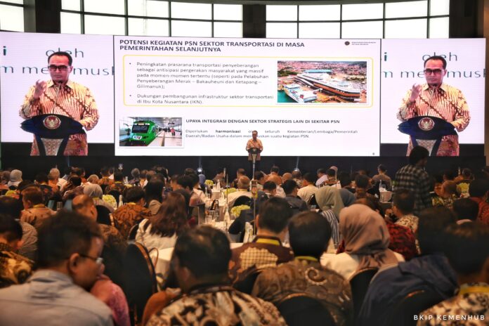 FOTO 14 Mei_Rapat Kerja Nasional (RKN) tentang Percepatan Penyelesaian dan Pra-Evaluasi PSN di Jakarta. (dok. kemenhub) 1