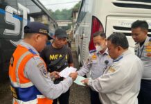 Jelang Libur Panjang Hari Waisak Ditjen Hubdat Awasi Kelaikan Bus Pariwisata