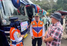 BPTD Kelas II Jabar Aktif Lakukan Pengawasan Bus Pariwisata di Lokasi Wisata