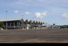 Masih Terdampak Abu Vulkanik Gunung Ruang Operasional Bandara Sam Ratulangi Ditutup