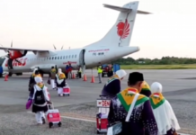 Bandara Umbu Mehang Kunda Waingapu Berangkatkan Jemaah Haji Kabupaten Sumba Timur