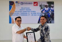 Dukung Keselamatan Berkendara Ditjen Hubdat Hadiri Acara Pelatihan Safety Riding
