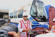 Satu Rangkaian Trem Otonom Telah Tiba di Balikpapan