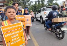 KAI Bersama Stakeholders Sosialisasi Prioritas Kendaraan di Perlintasan Sebidang