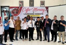 Penjabat Wali Kota Resmikan Website pwibekasiraya.or.id saat Hadiri Coffee Morning PWI Bekasi Raya