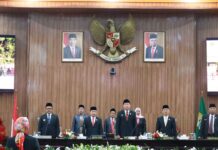 Penjabat Wali Kota Bekasi Hadiri Rapat Paripurna Perubahan APBD dan Mendengar Arahan Presiden via Virtual