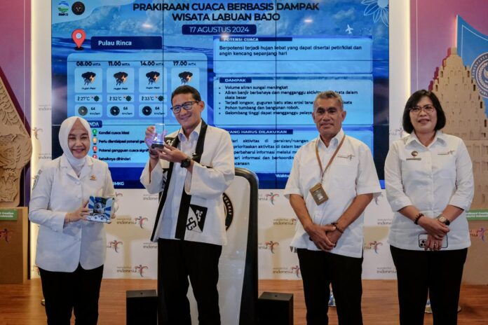 FOTO 20 Agustus_Acara kick off program Sistem Informasi Prakiraan Cuaca Berbasis Dampak (IBF) di sektor pariwisata.