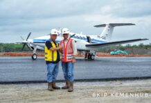 Uji Coba Landasan Pacu Bandara IKN Berjalan Lancar