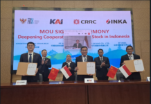 KAI, INKA dan CRRC Qingdao Sifang Tandatangani MoU Pendalaman Kerja Sama Sarana Perkeretaapian di Indonesia