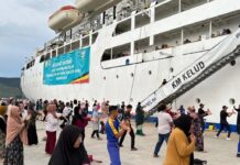 Hotel Terapung KM Kelud Dikunjungi 14.000 Orang selama PON XXI