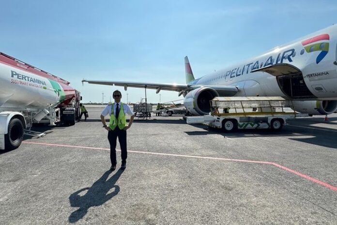 FOTO 24 Sept_PT Pelita Air Service (PAS) meluncurkan penerbangan komersial dengan Sustainable Aviation Fuel (SAF) pada rute Denpasar - Jakarta. (dok. pertamina)