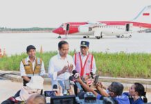 Pesawat Kepresidenan Berhasil Mendarat Perdana di Bandara IKN