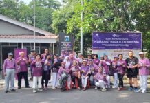 Senam Bersama dengan Senam Otak dan Poco Poco versi Alzheimer Indonesia