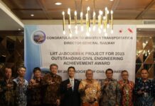 DJKA Raih Penghargaan Internasional untuk Proyek LRT Jabodebek