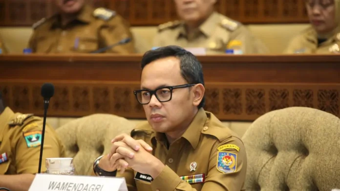 FOTO 20 Nov_Wakil Menteri Dalam Negeri (Wamendagri) Bima Arya Sugiarto dalam Rapat Dengar Pendapat dengan DPR. (dok. istimewa)