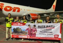 Lion Air Buka Rute Baru Bali – Palembang