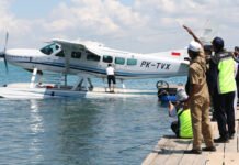 Santai Seaplane Resmi Beroperasi Rintis Wisata Penerbangan Amfibi