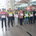Otoritas Bandara Wilayah II Medan dan PT Angkasa Pura Aviasi Gelar Safety Campaign di Bandara Kualanamu