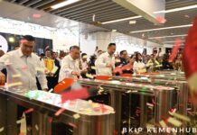 Menhub Dudy dan Menko AHY Resmikan Stasiun Kereta Cepat Karawang