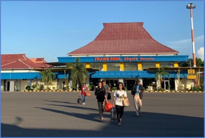 FOTO 3 Des_Bandara Fransiskus Xaverius Seda di Maumere, Kabupaten Sikka, Nusa Tenggara Timur kembali dibuka dan beroperasi. (dok. hubudkemenhub)1INI