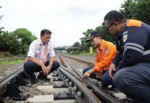 PT KAI Ganti Rel Baru Sepanjang 20.450 Meter dan 17 Unit Wesel Selama 2024