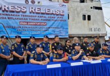 Ditjen Hubla Amankan Kapal Bendera Vanuatu dan Enam Crew Rusia