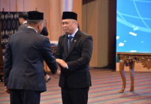 Menhub Dudy Lantik Marsekal Madya TNI Mohammad Syafii sebagai Kepala Basarnas