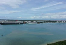 Pelabuhan Benoa Cetak Sejarah Sandarkan Tiga Kapal Pesiar