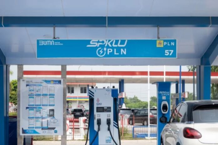 FOTO 20 Maret_Stasiun Pengisian Kendaraan Listrik Umum (SPKLU) tersedia di ruas jalur mudik jalan tol. (dok. istimewa) INI
