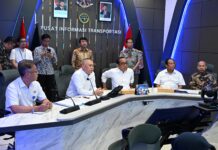 Pantauan Arus Mudik melalui Pusintrans dan Posko Pusat Kemenhub dengan Pergerakan Capai 30%