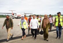 Penerbangan Perdana Pekanbaru – Rengat Resmi Beroperasi di Bandara Sultan Syarif Kasim II