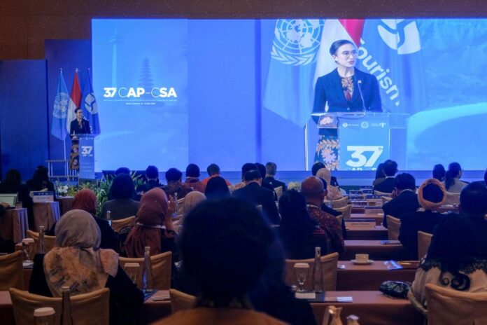 FOTO 25 April_Pembukaan Konferensi Regional Pariwisata PBB, yang berlangsung di Hotel Mulia, Jakarta. (dok. kemenparekraf)