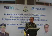 Pelindo Regional 4 dan Kejati Kaltim Tandatangan MoU Sinergi Hukum dan Tata Kelola Perusahaan