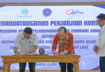 Kemenhub dan PT Pelabuhan Buana Reja Tandatangani Konsesi Terminal Pelabuhan Buana Reja di Pelabuhan Satui